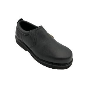 Work America Men's Work Slip-On Work Loafer Black - Extra Wide